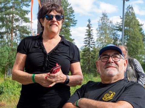 FINITAN perustajajäsenet Giovanni ja Helena Franchi.