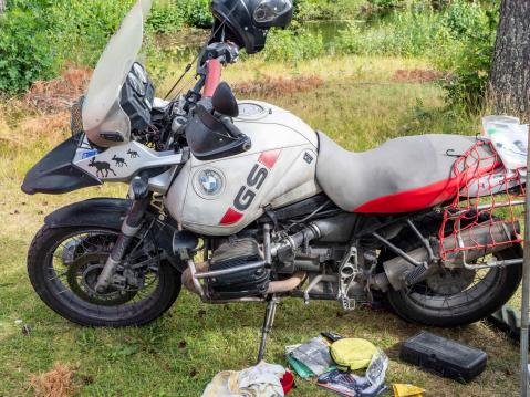 Tomas Toffalin BMW:llä oli lauantaihin mennessä ajettu lähes 300 000 kilometriä.