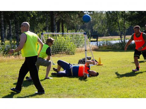 Peli oli välillä rankkaa. Kuva: Aarne Saali.