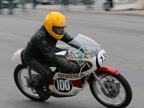 Pesa Salonen ja Yamaha 1967. Kuva: Harjukuvat