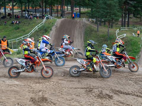 MX65 B-finaali Heinola 2021. Kuva MX-liigan Tiedotus.