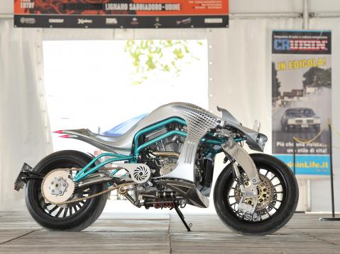 34. Biker Fest 2020. AMD-voittaja De Benefetti et Fjordi.