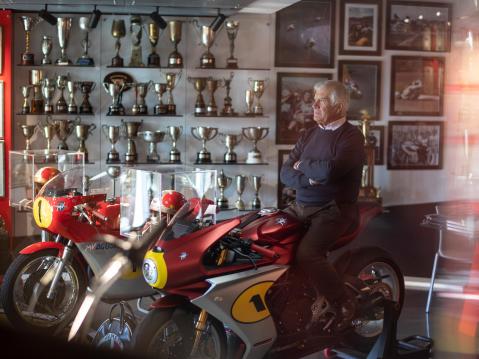 MV Agusta Superveloce AGO. Kuva maestro Agostinin museosta.