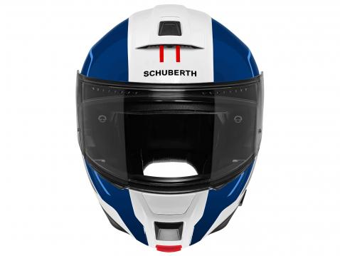 Uusi Schuberth C5. 'Kuono-osassa' on kaksi ilman sisääntuloa ja ilmansuodatin.