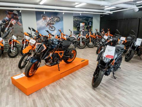 Osa KTM-mallistosta.