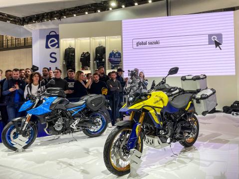 Uudet 2023 Suzuki GSX-8S ja V-Strom 800 E. Uudet moottorit, uudet tuulet.