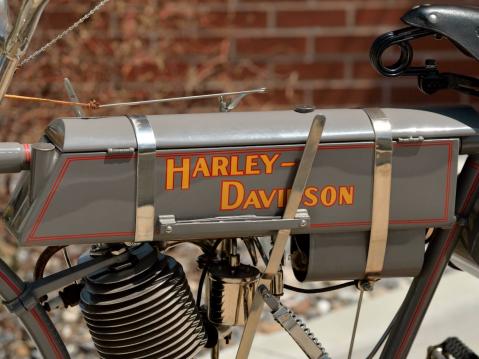 1908 Harley-Davidson Strap Tank.