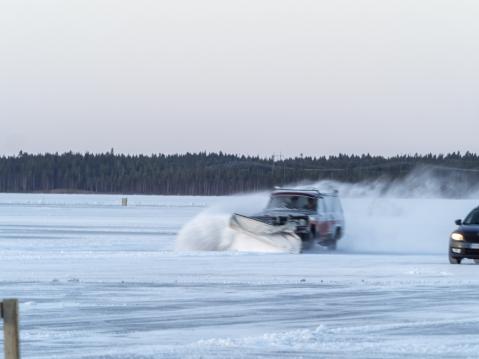 Auraaminen jatkuu tarvittaessa aamullakin.