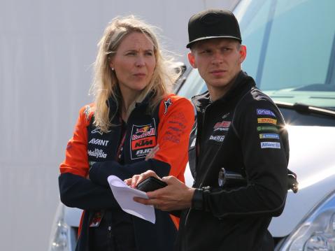 Kymiringillä MotoGP:n testeissä.