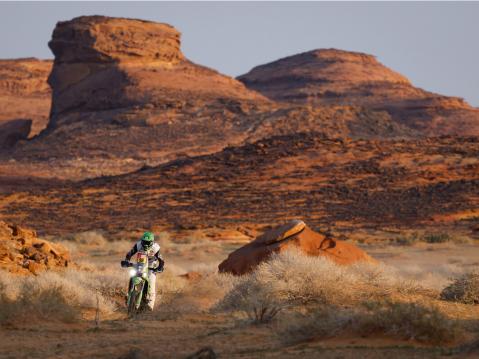 Numero 98, Mason Klein (USA). Korr Offroad Racing -tiimi, ajaa kiinalaisen Koven tehdaskuljettajana. Kuva Frédéric Le Floc'h / DPPI.