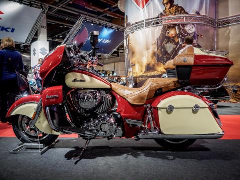 MP-Messut 2015: Klassista amerikkalaista luksusmoottoripyöräilyä, Indian Roadmaster.