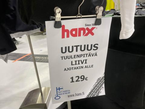 Hanx esitteli uutuuksia Kuopion MP-näyttelyssä.