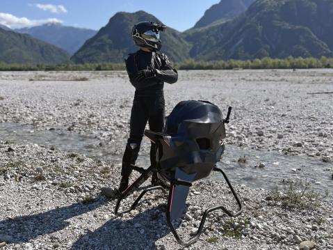 Volonut Airbike on varsin pelkistetty laite.
