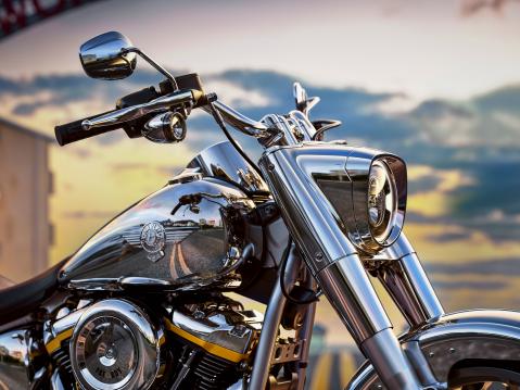Harley-Davidson Fat Boy Gray Ghost.