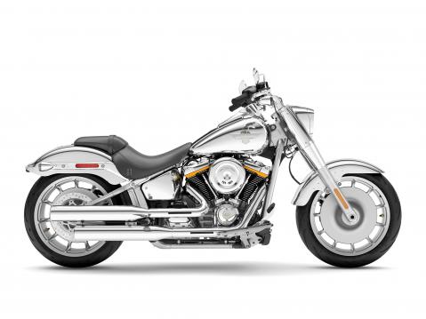 Harley-Davidson Fat Boy Gray Ghost.