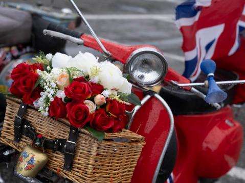Kuva Vespa-paraatista. Kuva: Vespa.