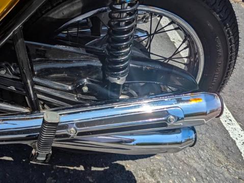1972 Honda CB750 eli Tuutti. 4-4putket on uusittu hiljan. Kuva: Bring a Trailer.