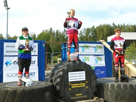 1. Eino Marttila (HäMK, GasGas), 20 p.; 2. Pia Anete Rebane (EST, GasGas), 17 p.; 3. Nicolas Leppiniemi (HäMK, Beta), 15 p.; 4. Emil Mattsson (MPT, TRRS), 13 p.