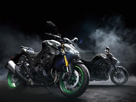 Uusittu Kawasaki Z1100 nakumalli vuodelle 2026.