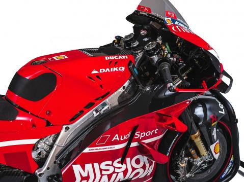 Andrea Dovizioson 2019 Ducati GP19 Desmosedici Factory Race Bike.