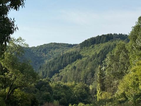 Vuoristomaisemaa matkan varrelta.