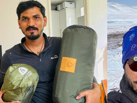 Alekari ja osa uusista varusteista.