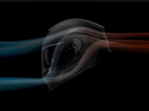 Cardo Beyond GTS: tuulitunnelissa testattu. Parempaa aerodynamiikkaa ja ilmanvaihtoa.