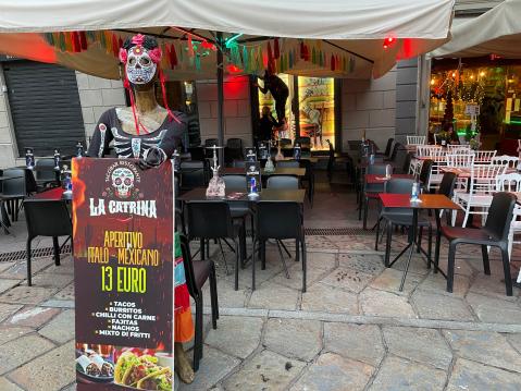 Aperitivo italialais-meksikolaiseen tyyliin.