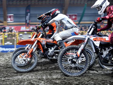 Kasimir Hindersson 480, Tampere Supercross 2025. Kuva perjantailta. Kuva Antti Peltola.