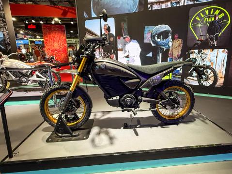 Royal Enfieldin Flying Flea S6. Kuva Eija Kyllönen / Motouutiset.fi.