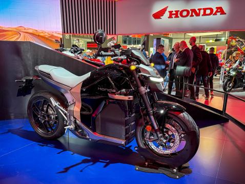Honda WN7 vm 2026 Hondan osastolla.