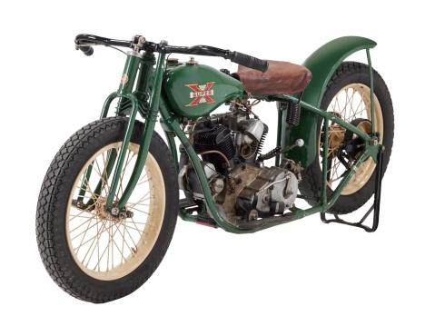 Steve McQueenille kuulunut 1926 Excelsior Super X Flat Tracker. Kuva Julien's Auctions.
