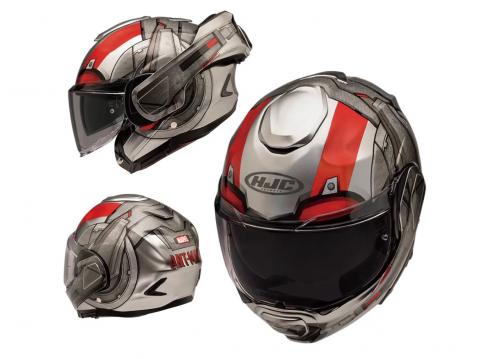HJC F100 Ant-Man eri kulmista. Malli on modulaarinen.