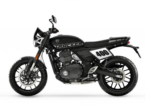 Triumph Tracker 400 vuosimallia 2026.