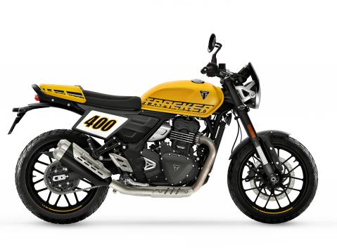 Triumph Tracker 400 vuosimallia 2026.