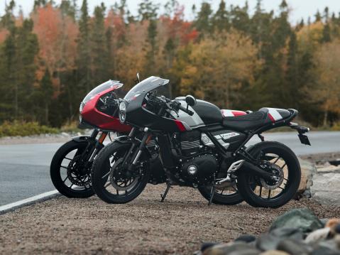 Triumph Thruxton 400 mallivuodelle 2026.