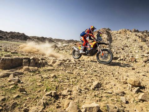 Hallitseva mestari Daniel Sanders, KTM, prologilla. Kuva Charly Lopez.