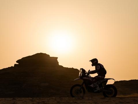 Ross Branchilla, Heron tehdastalli, on ollut vastatuulta 2026 Dakarissa. Kuva A.S.O./F.Gooden/DPPI.