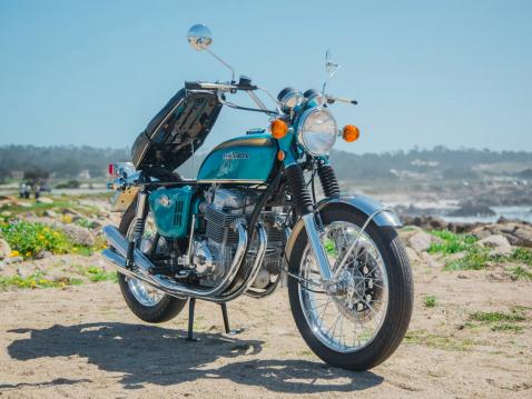Honda CB750, uniikki hiekkavaluprototyyppi vuodelta 1968.