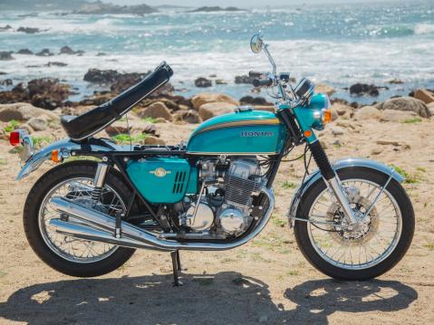 Honda CB750, uniikki hiekkavaluprototyyppi vuodelta 1968.