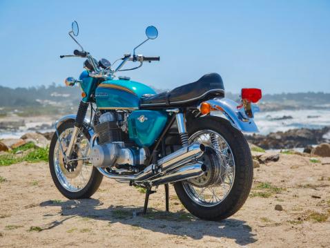 Honda CB750, uniikki hiekkavaluprototyyppi vuodelta 1968.