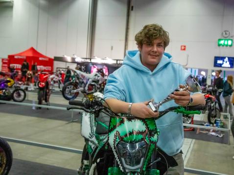 Timi Hietikko Husgvarna SMR  Kuva: Antti Tuomela.