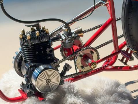 Moottori on oma taideteoksensa.