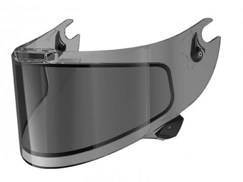 Irid-visiirin yläosassa on pieni aurinkokenno, jonka auringonpaisteella antama jännite riittää tummentamaan nestekidekalvon. Kalvon tummuus säätyy portaattomasti valon määrän mukaan.