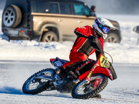 Seuraavat Jääradan SM-osakilpailut ajetaan Konnevedellä maaliskuun 1. päivänä. Kuva: Kiia Salminen 