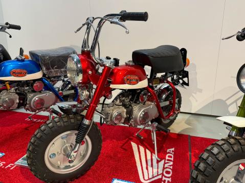 Honda Monkey Z50 AK2 vm. 1975 entisöity. Omistaja: Petri Arola