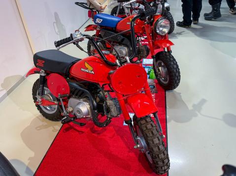 Honda Monkey Z50R vm. 1979 Monkeyn crossiversio, ensimmäinen vuosikerta. Suomeen näitä ei tullut koskaan. Omistaja: Jarmo Matikainen