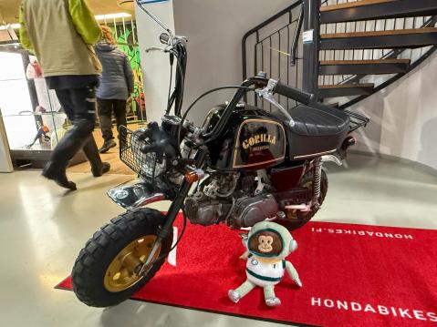 Honda Gorilla vm. 1989 Tullut Suomeen muuttotavarana Japanista. Omistaja: Jukka Peltonen