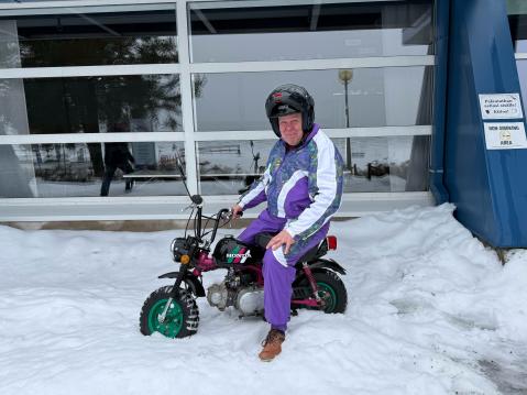 Jussi Haavisto oli urhea ja tuli paikalle Mankillaan!