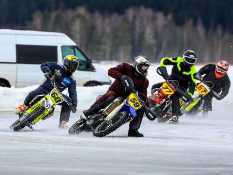 #60 Erno Kivimäki, #59 Olli Mäkelä, #77 Niko Lehtiranta ja #67 Tino Kapanen. Kuva: Kiia Salminen